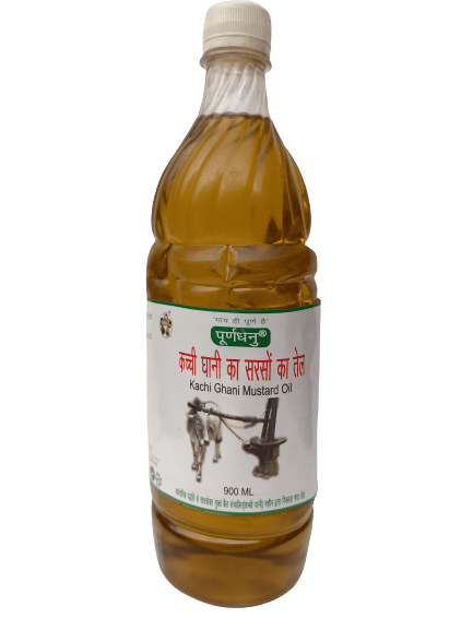 Kachchi Ghani Mustard Oil, 900ml